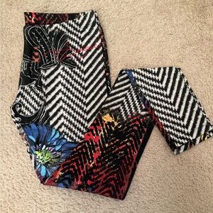 Desigual Colorful Artistic Leggings
